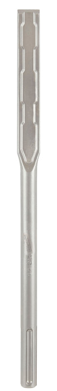MILWAUKEE Milwaukee SDS Max SLEDGE 48-62-4252 Chisel Bit, 1 in W Tip, Flat Tip, 45/64 in Dia Shank, SDS Max Shank, Steel TOOLS MILWAUKEE