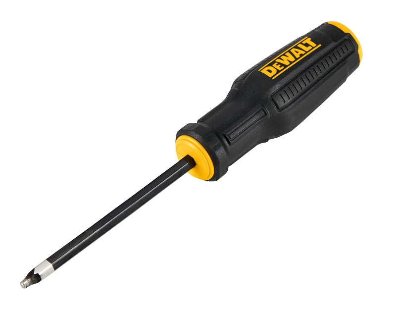 DEWALT DEWALT DWHT65011 Screwdriver, #2 Drive, Square Drive, 8.35 in OAL, 4 in L Shank, Bi-Material Handle