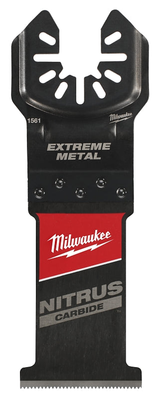 MILWAUKEE Milwaukee NITRUS CARBIDE Series 49-25-1561 Oscillating Multi-Tool Blade, Carbide, 1-3/8 in D Cutting, 1/PK TOOLS MILWAUKEE
