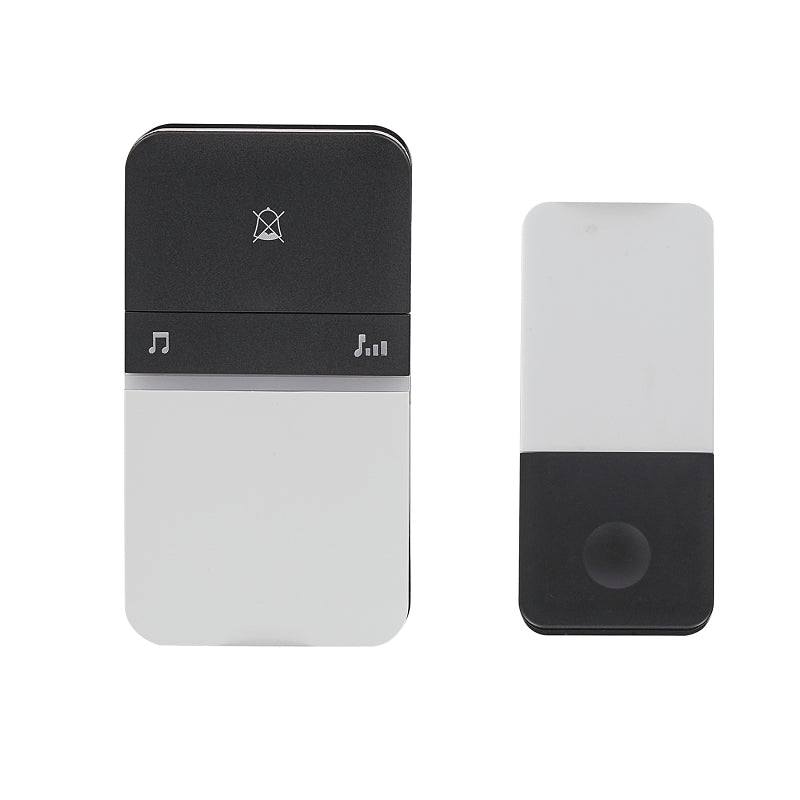HEATH-ZENITH Heath Zenith 18000154 Door Chime Bell, Wireless, Black/White ELECTRICAL HEATH-ZENITH