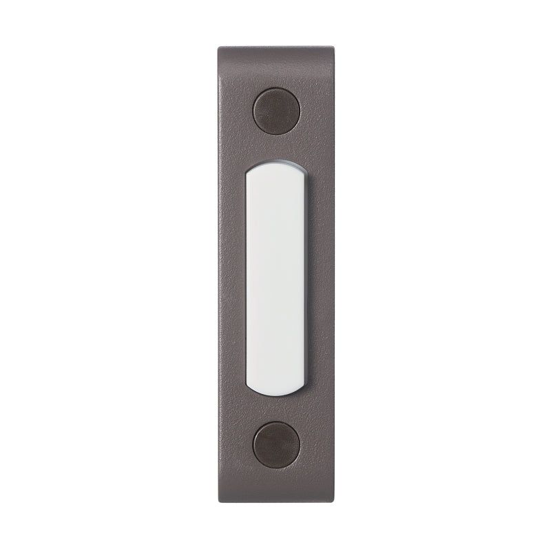 HEATH-ZENITH Heath Zenith 18000218 Doorbell Pushbutton, Wired, Metal, Brown, Lighted