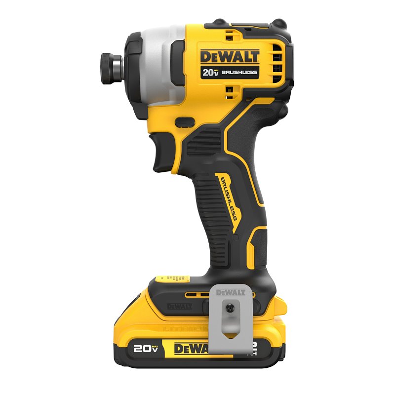 DEWALT DEWALT ATOMIC 20V MAX Series DCF809D1 Cordless Compact Impact Driver Kit, Battery Included, 20 V, 2 Ah, 1/4 in Drive TOOLS DEWALT