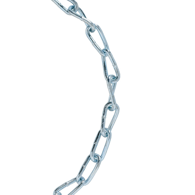 BARON Baron 45950 Twist Link Coil Chain, 1/0, 20 ft L, 415 lb Working Load, Low Carbon Steel, Electro Galvanized HARDWARE & FARM SUPPLIES BARON
