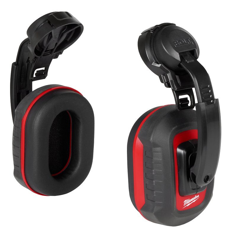MILWAUKEE Milwaukee BOLT 48-73-3250 Ear Muffs, 24 dB NRR, Adjustable, Comfort, Cushioned Headband, ABS/TPE