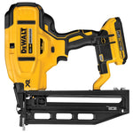 DEWALT DEWALT DCN662D1 Finish Nailer Kit, Battery Included, 20 V, 2 Ah, 110 Magazine, Straight Collation, 16 ga Nail TOOLS DEWALT