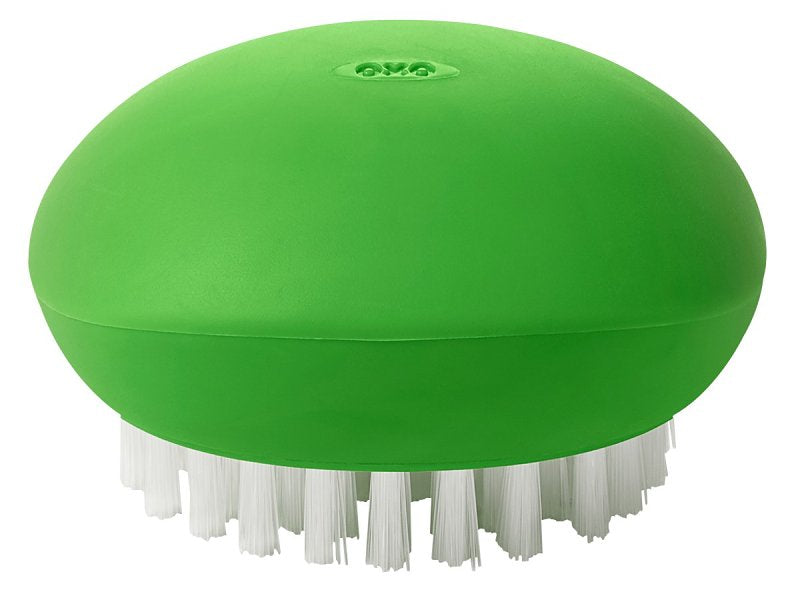 OXO INTERNATIONAL Good Grips 33781 Vegetable Brush, 3.3 in OAL, Nylon Trim, Non-Slip Grip Handle, Nylon Handle CLEANING & JANITORIAL SUPPLIES OXO INTERNATIONAL