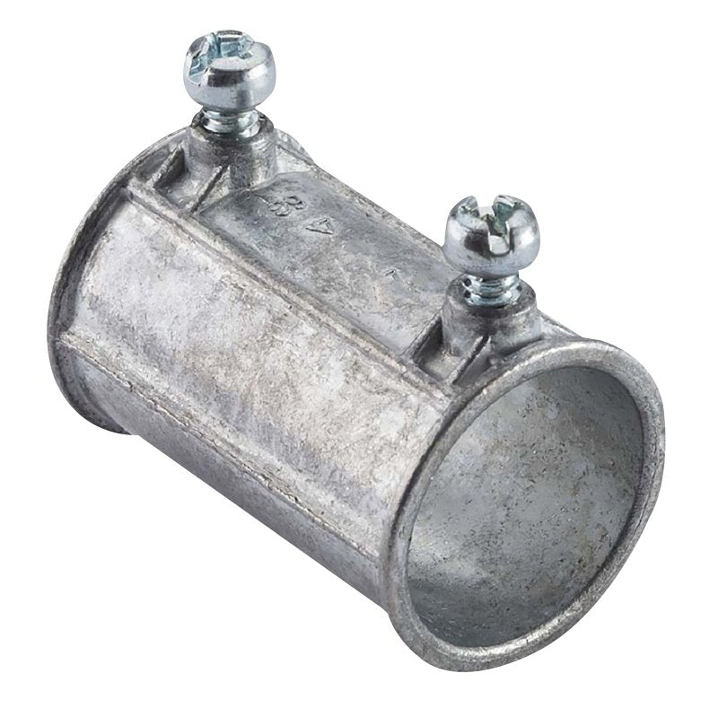 HALEX Halex 12410 EMT Coupling, 1 in Set Screw, Die-Cast Zinc, Each