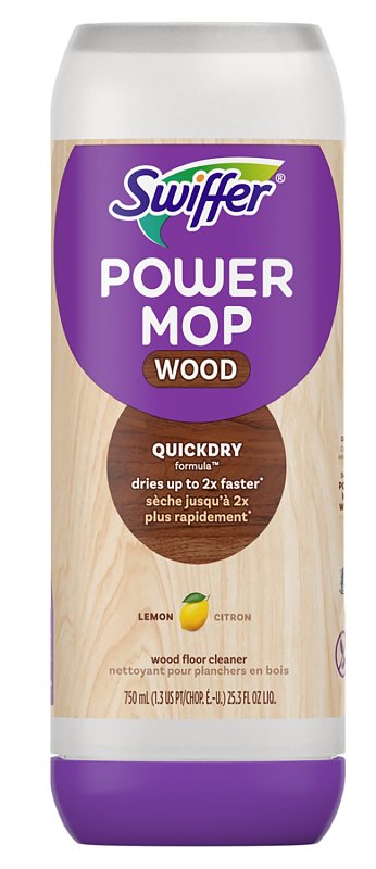 SWIFFER Swiffer 84182 Floor Cleaning Solution, 25.3 fl-oz, Lemon