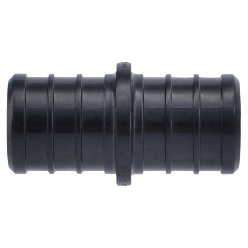 SHARKBITE SharkBite UP016A5 Coupling, 3/4 x 3/4 in, Barb, PEX-B, Polymer, Black, 200 psi Pressure PLUMBING, HEATING & VENTILATION SHARKBITE