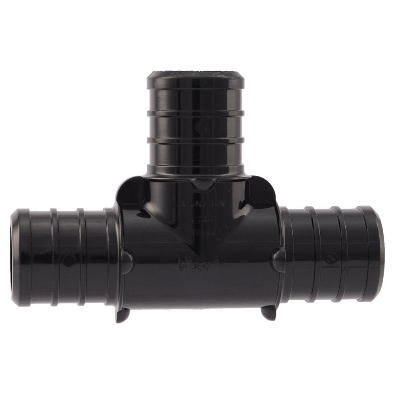 SHARKBITE SharkBite UP370A5 Pipe Tee, 3/4 in, Barb, PEX-B, Polymer, Black, 200 psi Pressure PLUMBING, HEATING & VENTILATION SHARKBITE