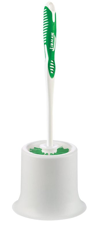 THE LIBMAN COMPANY Libman 34 Toilet Bowl Brush, 1 in L Trim, Pet Bristle, Polypropylene Holder, White Holder CLEANING & JANITORIAL SUPPLIES THE LIBMAN COMPANY