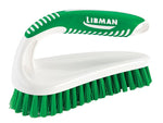 THE LIBMAN COMPANY Libman 57 Power Scrub Brush, 1 in L Trim, Pet, Green, 2-1/2 in W Brush, 6.37 in OAL, Green/White CLEANING & JANITORIAL SUPPLIES THE LIBMAN COMPANY