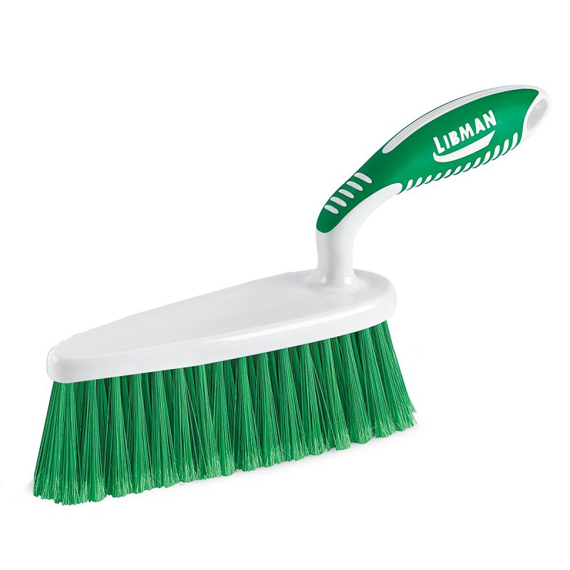 THE LIBMAN COMPANY Libman 231 Shaped Duster Brush, 2 in L Trim, Polymer, Green, 7 in W Brush, 10-3/4 in OAL, Green/White