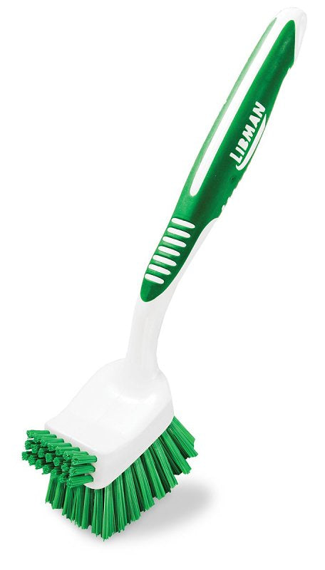THE LIBMAN COMPANY Libman 1042 Big Job Kitchen Brush, 7/8 in L Trim, 3 in W Brush, Polymer Bristle, 10-1/2 in L, Polypropylene Handle CLEANING & JANITORIAL SUPPLIES THE LIBMAN COMPANY