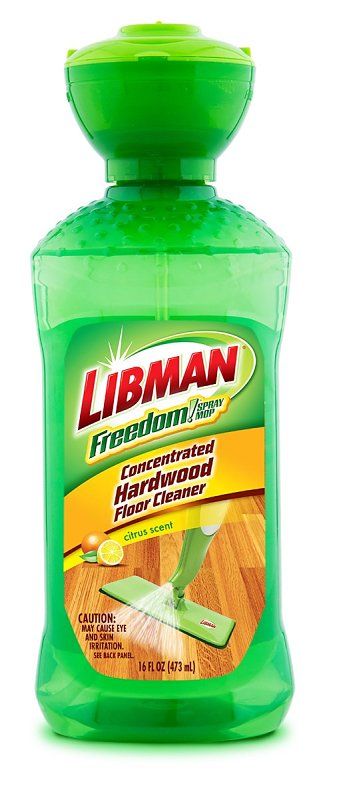 THE LIBMAN COMPANY Libman Freedom Series 4007 Concentrated Hardwood Cleaner, 16 oz, PET Bottle, Liquid, Citrus, Clear