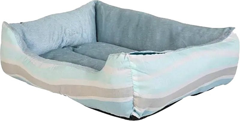 PETMATE Petmate 81158 Cuddler Compressed Bed, 20 in L, 15 in W, Poly Fill, Plush Cover, Gray