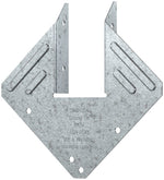 SIMPSON STRONG-TIE Simpson Strong-Tie H1AZ Hurricane Tie, 0.923 in L, 5.28 in W, Steel, Galvanized, Fastening Method: Nail