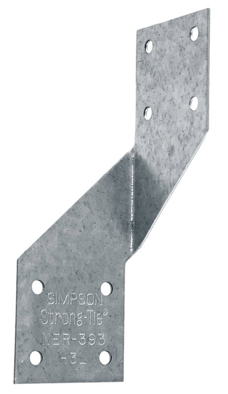 SIMPSON STRONG-TIE Simpson Strong-Tie H3 Hurricane Tie, 4-5/8 in L, 1-9/16 in W, Steel, Galvanized, Fastening Method: Nail HARDWARE & FARM SUPPLIES SIMPSON STRONG-TIE