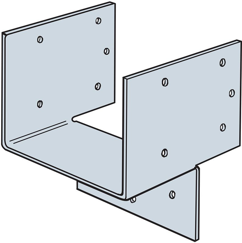 SIMPSON STRONG-TIE Simpson Strong-Tie HH HH4 Header Hanger, 2-13/16 in H, 3-1/2 in W, Steel, Galvanized