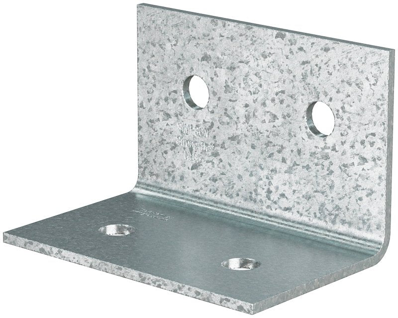 SIMPSON STRONG-TIE Simpson Strong-Tie HL HL35 Single Row Angle, 3-1/4 in W, 3-1/4 in D, 5 in H, Steel, Galvanized/Zinc