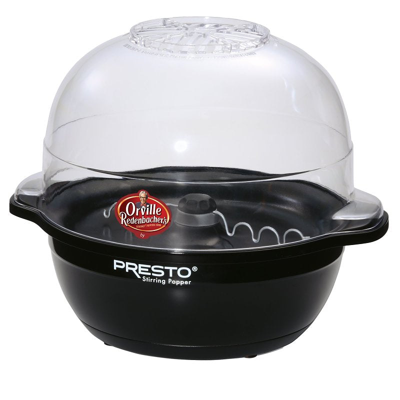 NATIONAL PRESTO Presto Orville Redenbacher's Series 05204 Popcorn Popper, 6 qt Kernel, 900 W APPLIANCES & ELECTRONICS NATIONAL PRESTO