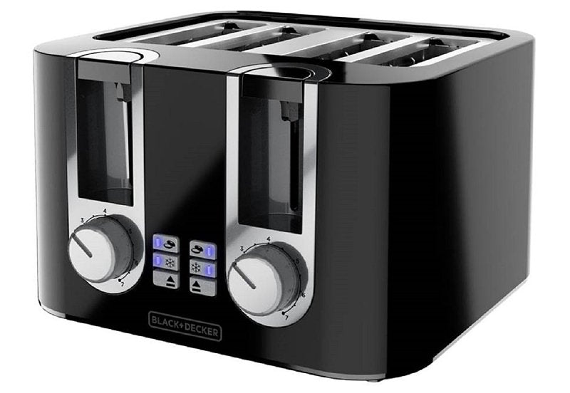 APPLICA CONSUMER PRODUCTS Black+Decker TR0045B Toaster, 850 W, 4 -Slice, 7, Black APPLIANCES & ELECTRONICS APPLICA CONSUMER PRODUCTS
