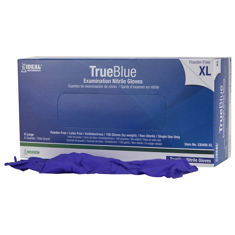 NEOGEN Ideal CB400-XL Gloves, XL, Nitrile