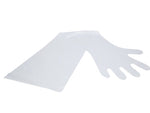 NEOGEN Ideal 3106 Gloves, Polyethylene Fiber, Clear