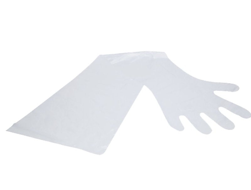 NEOGEN Ideal 3106 Gloves, Polyethylene Fiber, Clear
