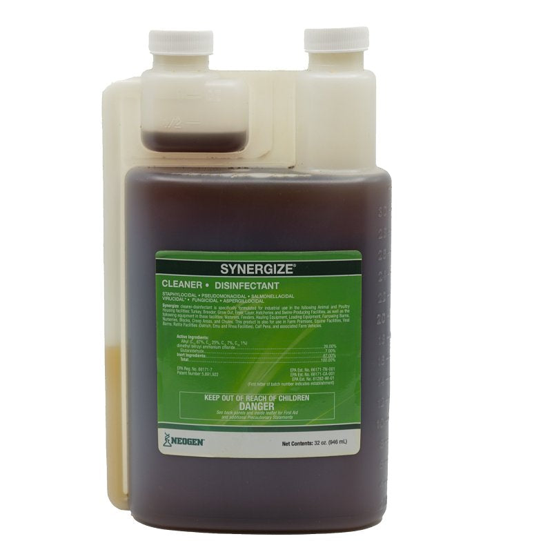 NEOGEN Neogen 433600/32 Synergize Disinfectant, Liquid, Aromatic, Characteristic, 32 oz
