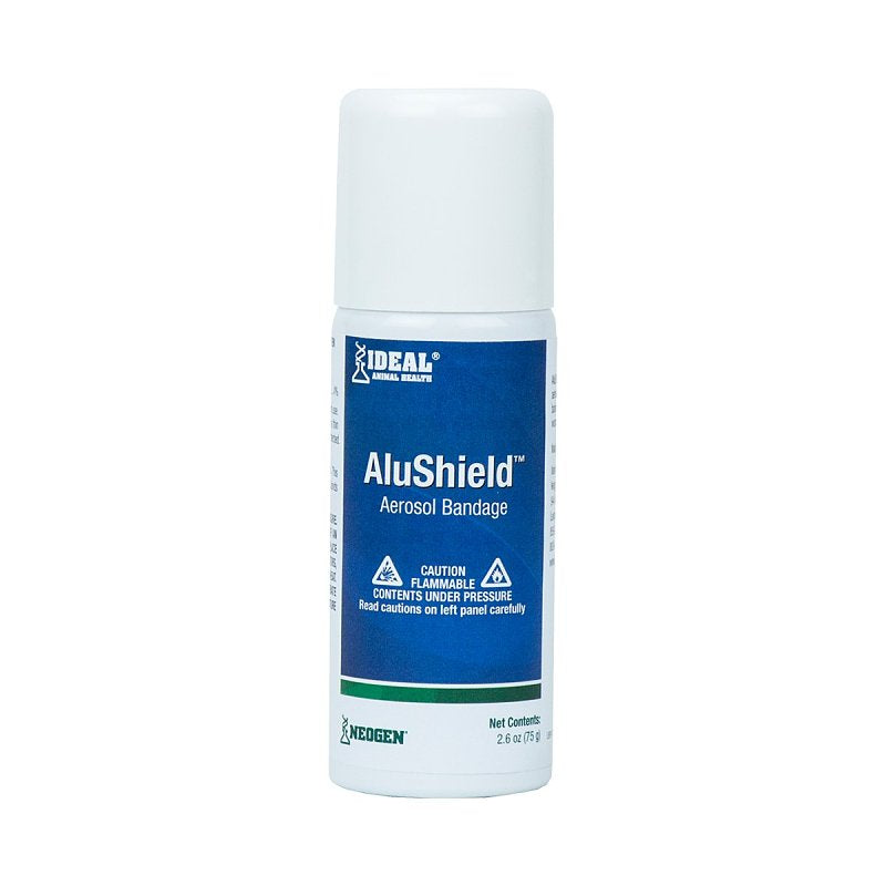 ALU-SHIELD Neogen AluShield 79100C Aerosol Bandage, Liquid, Oily Gray, 75 g, Aerosol Can