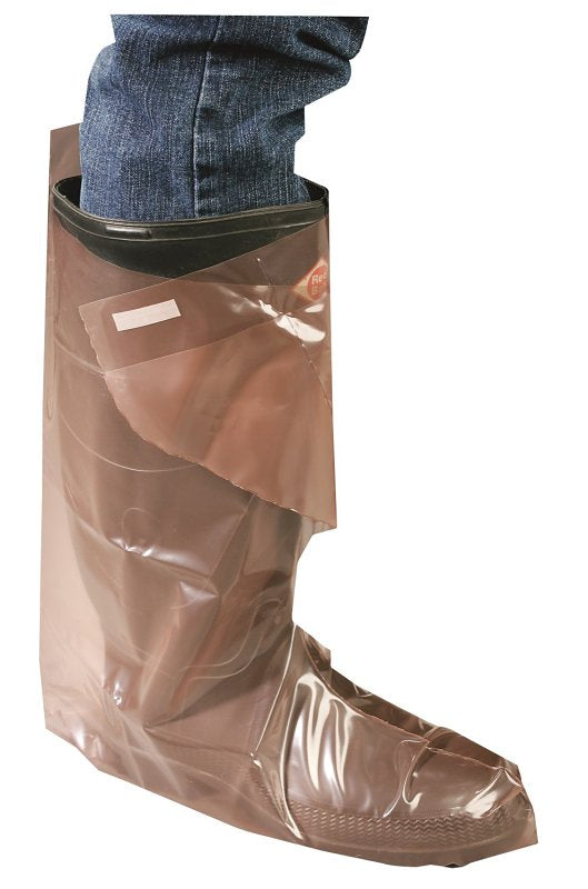 NEOGEN Neogen MaxiBoot MT400-XL Series Disposable Boots, XL, Press-Tab Fastener Closure, Polymer, Dark Brown HARDWARE & FARM SUPPLIES NEOGEN