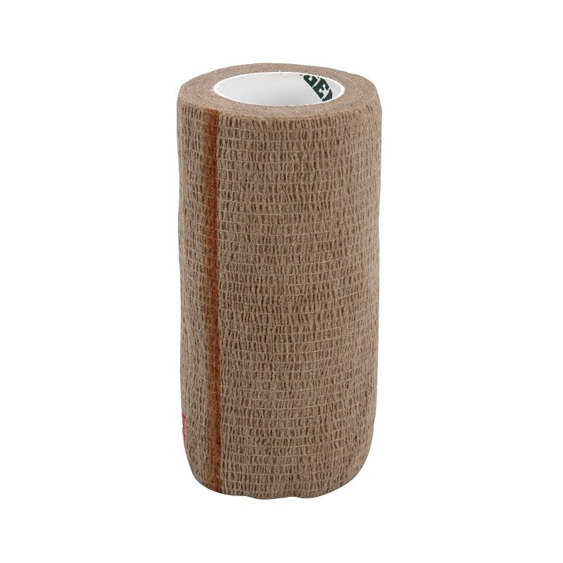 NEOGEN Ideal SyrFlex Series TA3400NAT-E Cohesive Flexible Bandage, 5 yd L, 4 in W, Natural