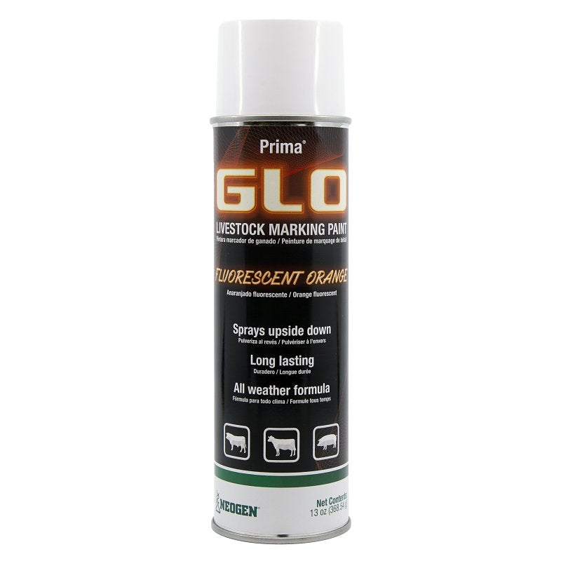 NEOGEN Neogen Ideal Prima 043-338389 Spray-On Glo Livestock Mark Paint, Orange, 12, Case HARDWARE & FARM SUPPLIES NEOGEN