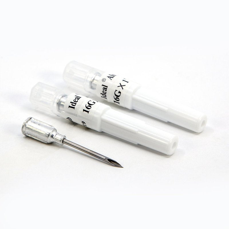 NEOGEN Neogen 9329 Hub Needle, Aluminum/Stainless Steel, 16 ga, 1 in L, 25/PK HARDWARE & FARM SUPPLIES NEOGEN