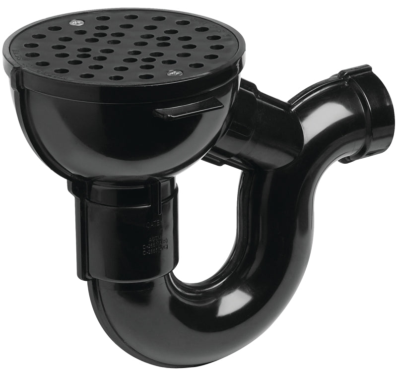 OATEY Oatey 42723 Floor Drain, 2 in, ABS Body, Black