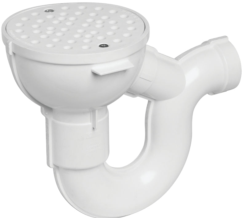 OATEY Oatey 42724 Floor Drain, 2 in, White, FIP, PVC Body