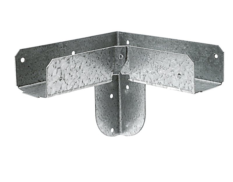 SIMPSON STRONG-TIE Simpson Strong-Tie RTC Series RTC22Z Rigid Tie Connector, 5 in H x 4.9375 in W x 4.125 in D Dimensions, 18 ga, Steel