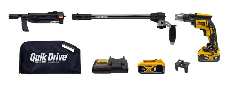 SIMPSON STRONG-TIE QuikDrive PRO300SG2DC2K Decking System, 5 A, 2000 rpm Speed, Includes: Batteries and Charger