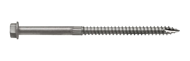 SIMPSON STRONG-TIE Simpson Strong-Tie Strong-Drive SDS SDS25412-R10 Connector Screw, 4-1/2 in L, Serrated Thread, Hex Head, Hex Drive