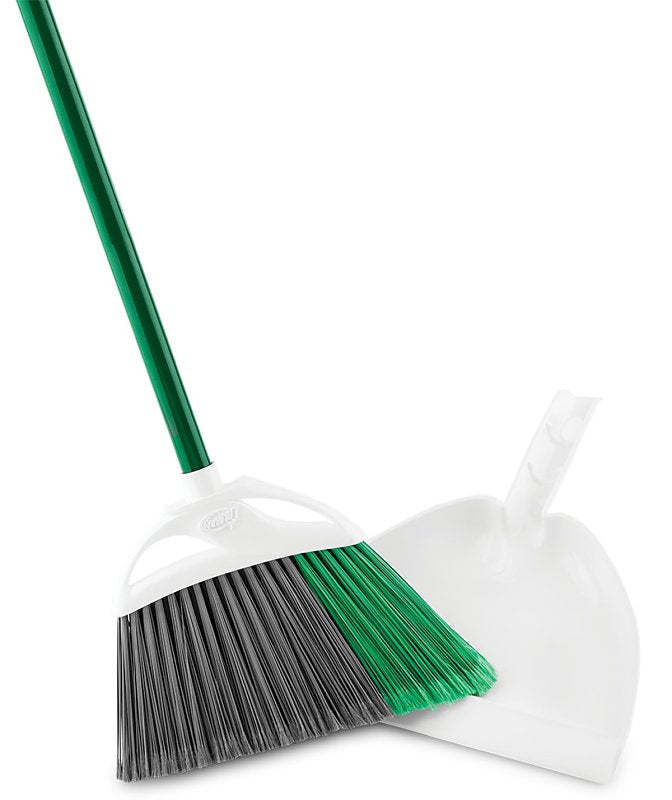 THE LIBMAN COMPANY Libman PRECISION ANGLE Series 206 Bristle, 10-1/2 in Sweep Face, 5 in L Trim, PET Bristle, 53 in L, Steel