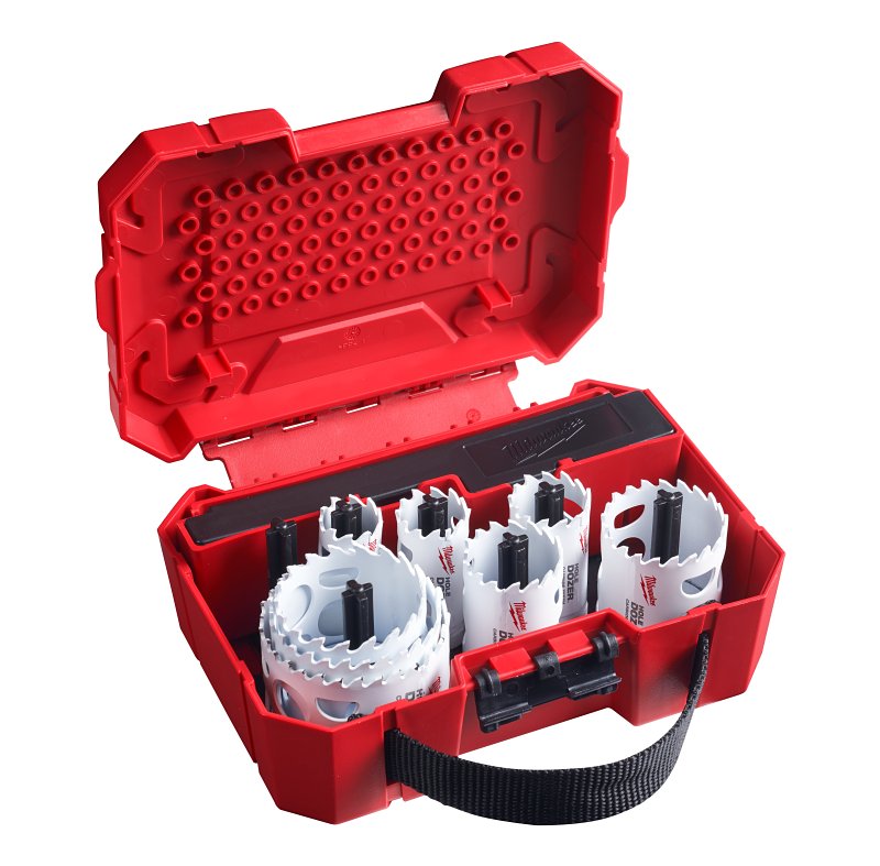 MILWAUKEE Milwaukee Hole Dozer 49-22-3090 Teeth Hole Saw Kit, 12-Piece, Carbide TOOLS MILWAUKEE