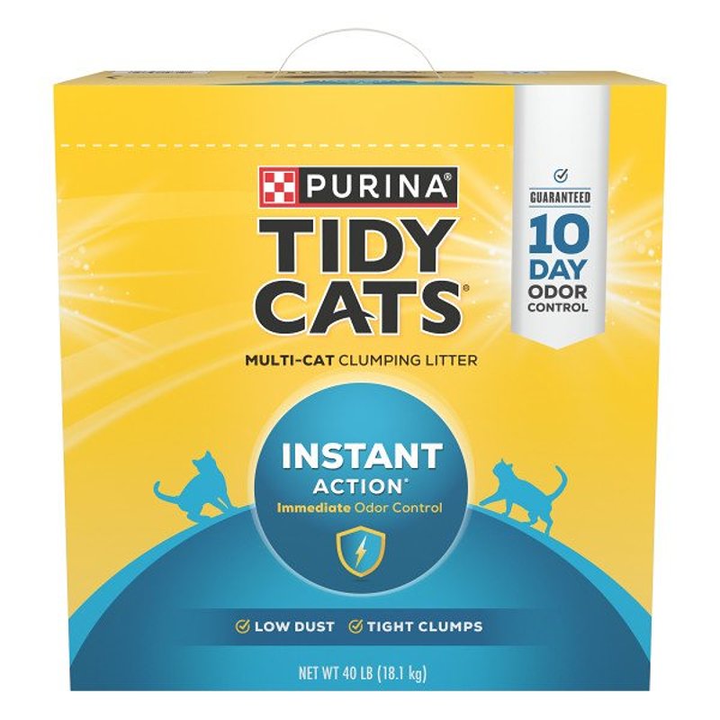 NESTLE PURINA PET CARE Tidy Cats Instant Action 7023010785 Cat Litter, 35 lb Capacity, Gray/Tan, Granular Jug PET & WILDLIFE SUPPLIES NESTLE PURINA PET CARE