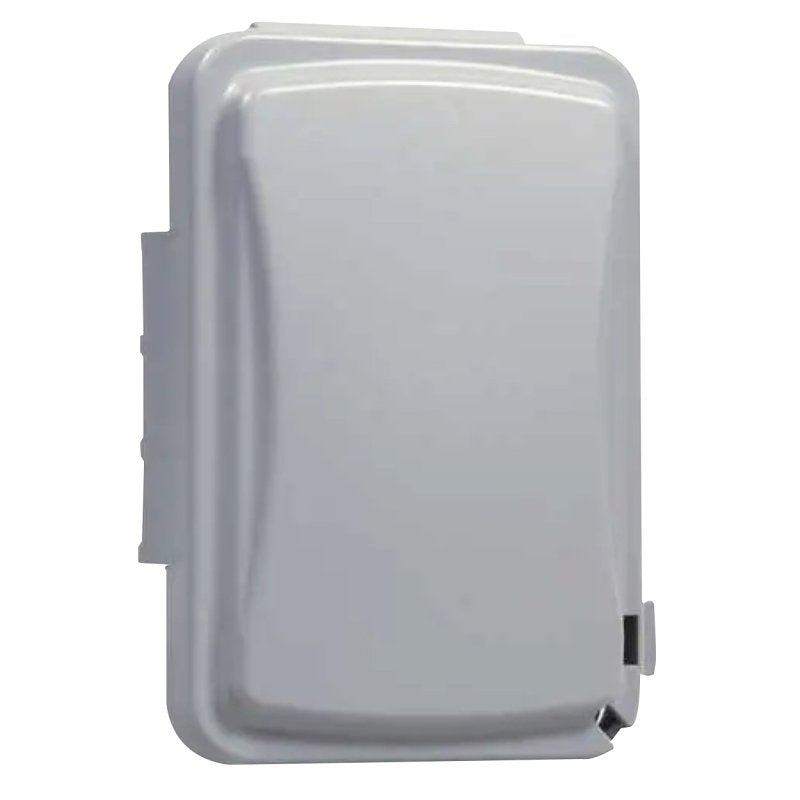 HUBBELL TayMac MM110G Weatherproof Flip Cover, 5/8 in L, 5.61 in W, 1-Gang, Polycarbonate, Gray ELECTRICAL HUBBELL