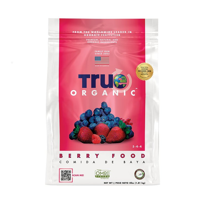 TRUE ORGANIC True ORGANIC R0011 Berry Food, 4 lb Bag, 5-4-4 N-P-K Ratio LAWN & GARDEN TRUE ORGANIC
