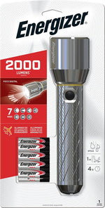 ENERGIZER BATTERY Energizer ENPMZH91E Vision Ultra Flashlight, AA Battery, Alkaline Battery, LED Lamp, 2000 Lumens, Wide Beam ELECTRICAL ENERGIZER BATTERY