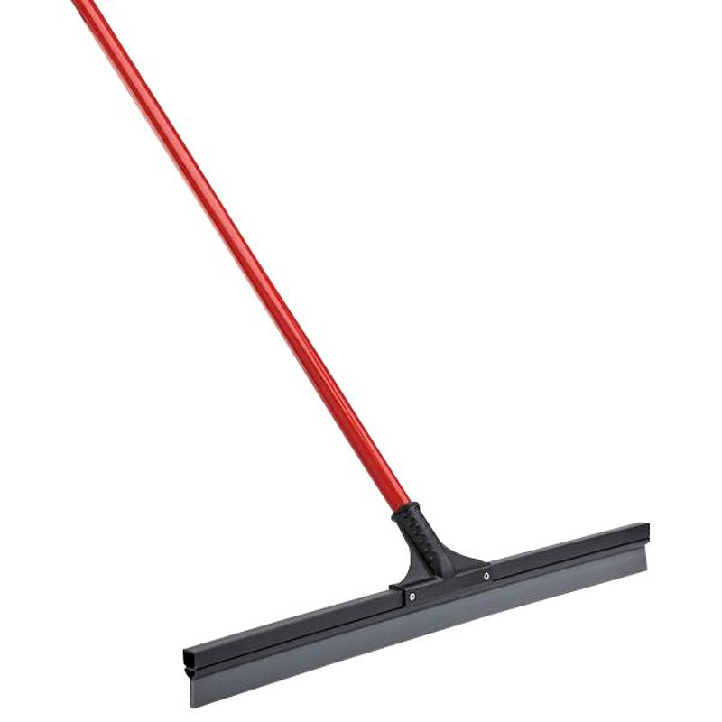 THE LIBMAN COMPANY Libman 515 Floor Squeegee, 24 in Blade, Rubber Blade, Steel Handle, Red CLEANING & JANITORIAL SUPPLIES THE LIBMAN COMPANY
