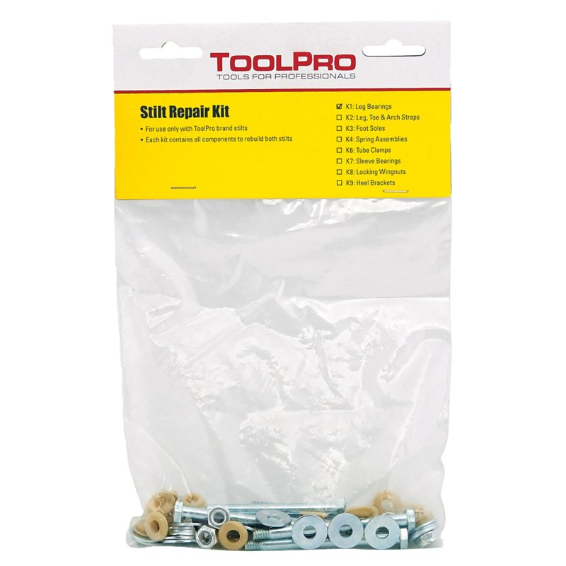TOOLPRO Toolpro TP02451 Leg Bearing Repair Kit, For: Toolpro Stilts