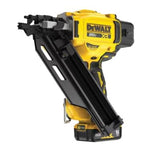 DEWALT DEWALT DCN930P1 Cordless Nailer Kit, Battery Included, 20 V, 5 Ah, 55 Magazine, 30 deg Collation, Paper Tape Collation TOOLS DEWALT