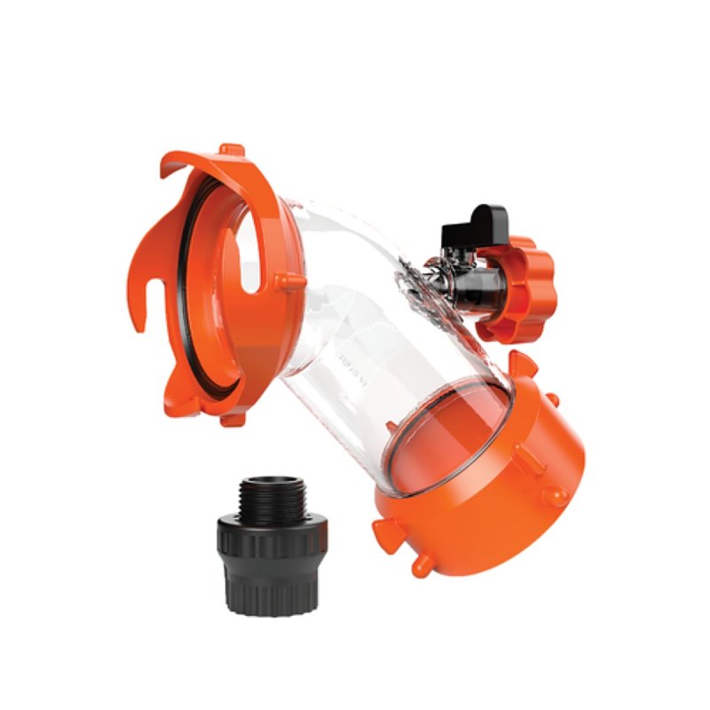 CAMCO Rhino 39082 Holding Tank Rinser, Polyethylene, Black/Orange/Silver, For: RV Sewer Systems